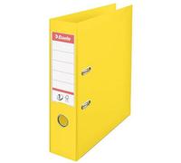 Esselte A4 Lever Arch File, Yellow, 72mm Spine, Plastic, Vivida Range, 624070 72