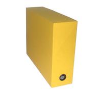 Esselte Adine 80 - Contenitore per archiviazione da ufficio, verticale, 90 mm Toilé Jaune