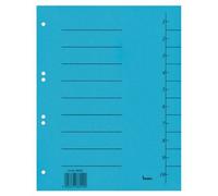 Esselte Bene 98300BL Dividers Intense Blue Pack of 50