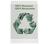 Esselte Cartellina a L Copy Safe DeLuxe – PPL antiriflesso 100% riciclato 22×30 cm (trasparente)