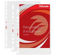 Esselte Buste perforate Deluxe - PPL antiriflesso - f.to 22 x 30 cm - 395697600