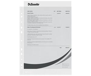 Esselte, buste standard Scatola da 100 A4 Transparent