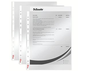 Esselte - buste trasparenti perforate boite de 100 trasparente