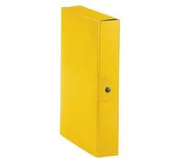 ESSELTE C86 DELSO ORDER Cartella Progetti, 25 x 35 cm, Dorso 6 cm, Giallo, Confezione da 5 Pezzi, 390386090
