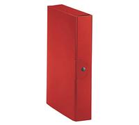 ESSELTE C86 DELSO ORDER Cartella Progetti, 25 x 35 cm, Dorso 6 cm, Rosso, Confezione da 5 Pezzi, 390386160