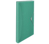 Esselte Cartella Portadocumenti Espandibile in Formato A4 con 5 Divisori e 1 Spazio per i Quaderni, Utilizzabile a Casa e in Ufficio, Gamma Colour'Breeze, 330 mm x 260 mm x 25 mm - Verde