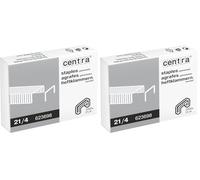 Esselte Centra Punti Metallici 21/4, Confezione da 4000 Pezzi, 623698