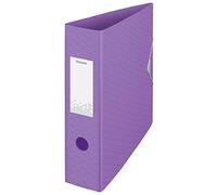 Esselte Colour'Breeze 628428 - Raccoglitore formato A4, formato A4, 5 pezzi, capacità 500 fogli, larghezza dorso 82 mm, peso leggero, formato A4 per casa/ufficio, organizzazione scrivania, serie