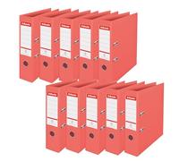 Esselte Colour'Breeze 628429 - Raccoglitore formato A4, formato A4, formato A4, leggero e durevole, per la casa, l'ufficio, l'organizzazione della scrivania, serie Colour'Breeze, corallo, 628429