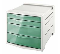ESSELTE Colour'Ice Cassettiera 4 cassetti - Verde - 626285 - NUOVO