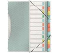 ESSELTE Colour'Ice Classificatore multicolor 12 scomparti - Assortito - 626256