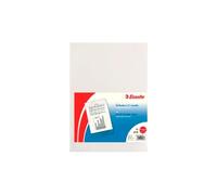 Esselte Buste lucide De Luxe con apertura a U – Trasparente 23 x 33 cm, 25 unità