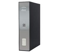 Esselte Dox 2 Raccoglitore a Leva Formato Protocollo D8, A4, Grigio, Confezione da 6 Pezzi