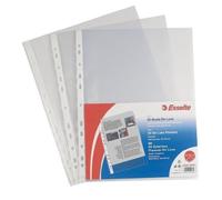 Esselte Copy Safe Deluxe Buste perforate A4 lucide 22x30 cm - Conf. 100 pz