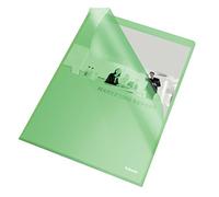 Esselte Copy-safe Folder Plastic Cut Flush A4 Green Ref 54838 [Pack 100] - NUOVO