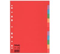Separatore Economy - 12 tasti - cartoncino colorato 160 gr - A4 - multicolore - Esselte