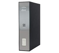 Esselte Dox 2 Raccoglitore a Leva Formato Protocollo D8, A4, Grigio, Confezione da 6 Pezzi