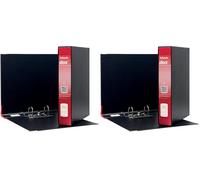 Esselte Dox 4 Raccoglitore a Leva, Formato Commerciale D5, Rosso, 1 Pezzo (Confezione da 2)