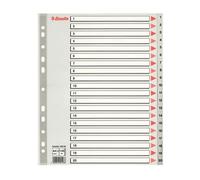 Esselte Esselte 100126 intercalare Indice a linguetta numerico Polipropilene [PP