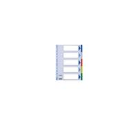 Esselte Esselte Multicoloured Polypropylene Dividers Indice a linguetta vuota Po