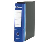 Esselte ESSENTIALS G73 Registratore con Custodia, con Meccanismo a Leva, in Formato Commerciale, 23x30cm, con Dorso da 8 cm, Blu, Conf.da 6 pezzi, 390773050
