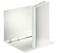 ESSELTE ESSENTIALS panorama binder personalizzabile ad anelli 4-16-Tondo - f.to 22 x 30 cm - Bianco - 49700