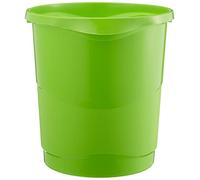 ESSELTE - 623950 - Cestino gettacarte Europost VIVIDA - 25,8 x 28,5 cm - altezza 32,2 cm - 14 L - verde - Esselte - 80525 - Conf. da 1 Pz. - 623950