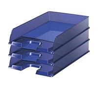 Esselte Europost - Portacorrispondenza, formato A4, set da 10 Blu scuro trasluci