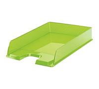 Esselte EUROPOST Vaschetta Portacorrispondenza, F.to A4, Polistirene (PS), Impilamento verticale o "a sbalzo", Verde Trasparente, 1 Pezzo, 623597