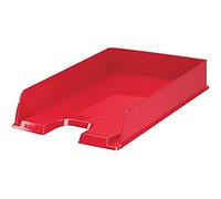 Esselte EUROPOST Vaschetta Portacorrispondenza, F.to A4, Polistirene (PS), Impilamento verticale o "a sbalzo", Rosso VIVIDA, 1 Pezzo, 623607