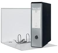 Raccoglitore Esselte Eurofile G53 a leva - 603394 Raccoglitore registratore per documenti commerciale 23 X 30 cm con dorso da 8 cm di colore grigio metallizzato in confezione da 1 Pz.