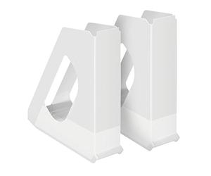 Esselte Group Europost - Porta riviste, lotto da 10 Set da 10 bianco