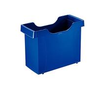 Esselte Leitz 19080035 Uni-Box plus - Archivio per cartelle sospese A4, in polistirolo, colore: Blu