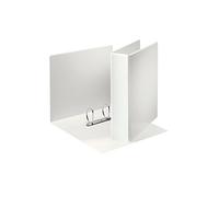 Esselte-Leitz 49742 - Raccoglitore a 2 anelli per presentazioni, con tasche, formato A4, PP, 50 mm, bianco