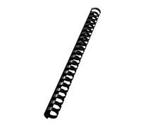 Esselte Leitz - Bindkamm Made in plastica - 21 Anelli - A4 (210 x 297 mm) - 180 fogli - Nero - per Leitz Combind 300, Combind 5