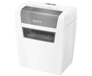 Esselte Leitz IQ Home Aktenvernichter mit Partikelschnitt | Trituratore di particelle piccolo, livello di sicurezza P4, contenitore da 15 litri, silenzioso e compatto, per home office