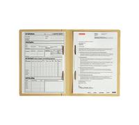 ESSELTE-LEITZ - Leitz Zweifalzhefter, Din A4, Manilakarton, Chamois 320 G-qm, Fassungsvermgen: 2 X 250 Blatt, Schriftgut Kann - 50 Stck (3030-00-11)