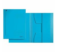 Esselte Leitz - Raccoglitore a 3 alette, formato A5, colore: blu