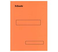 Esselte-Leitz - Set di 100 carpette a 2 ante,160 g, colore: arancione