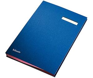 ESSELTE Libro firma - 20 scomparti - Blu - 621063