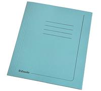25 CARTELLINE 3 LEMBI 25x35cm AZZURRO CARTONCINO 295gr c/stampa