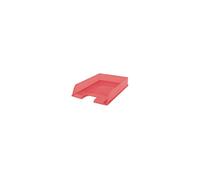Esselte Organizer / Vassoio Porta Documenti da Scrivania Utile a Riporre Lettere e Riviste in Formato A4, Utilizzabile a Casa e in Ufficio, Gamma Colour'Breeze, 254 mm x 61 mm x 350 mm - Corallo