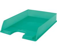 Esselte Organizer / Vassoio Porta Documenti da Scrivania Utile a Riporre Lettere e Riviste in Formato A4, Utilizzabile a Casa e in Ufficio, Gamma Colour'Breeze, 254 mm x 61 mm x 350 mm - Verde