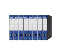 Esselte OXFORD G82 Registratore con Custodia Dorso 5 cm, Blu, 8 pezzi