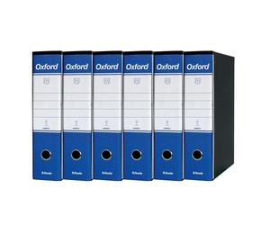 Esselte Oxford Registratore Archivio Dorso 8 cm G-85 Colore Blu Confezione da 6