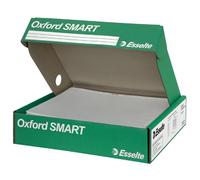 Esselte OXFORD SMART, 4 Confezioni da 100 Buste a perforazione universale STANDARD, Formato 22x30 cm, PP Antiriflesso, con Scatola Multiuso, Adatta a Casa e Ufficio, 391098300