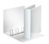 ESSELTE ESSENTIALS panorama binder personalizzabile ad anelli 4-50-D - f.to 22 x 30 cm - Bianco - 49705