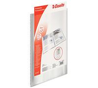 Portalistini personalizzabile - 22x30 cm - 80 buste antiriflesso - trasparente - Esselte