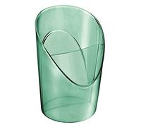 Esselte Portapenne, Organizer da Scrivania a Doppia Sezione per Penne, Matite e Forbici, Utilizzabile a Casa e in Ufficio, Gamma Colour'Breeze, 90 mm x 125 mm x 90 mm - Verde