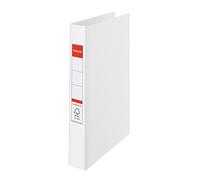 Esselte Raccoglitore a 2 anelli, Formato A4, Dorso 4.2 cm, Cartone rivestito in PP, Bianco VIVIDA, VIVIDA, 14449